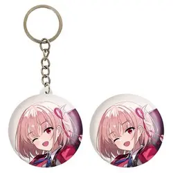 پیکسل خندالو مدل چیساتو انیمه لیکوریس ریکویل Lycoris Recoil کد 23038 به همراه جاکلیدی