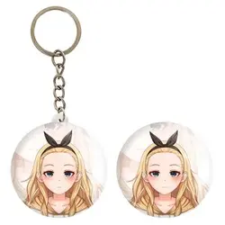 پیکسل خندالو مدل کورومی انیمه لیکوریس ریکویل Lycoris Recoil کد 22975 به همراه جاکلیدی