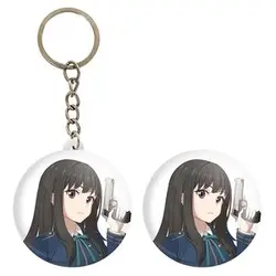 پیکسل خندالو مدل تاکینا انیمه لیکوریس ریکویل Lycoris Recoil کد 23083 به همراه جاکلیدی