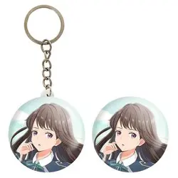 پیکسل خندالو مدل تاکینا انیمه لیکوریس ریکویل Lycoris Recoil کد 23085 به همراه جاکلیدی