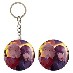 پیکسل خندالو مدل تاکینا و چیساتو انیمه لیکوریس ریکویل Lycoris Recoil کد 23053 به همراه جاکلیدی