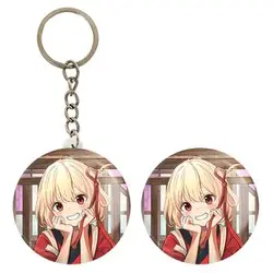 پیکسل خندالو مدل چیساتو انیمه لیکوریس ریکویل Lycoris Recoil کد 23043 به همراه جاکلیدی