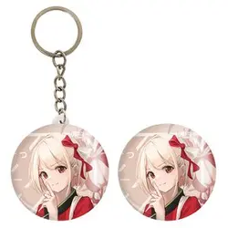 پیکسل خندالو مدل چیساتو انیمه لیکوریس ریکویل Lycoris Recoil کد 23056 به همراه جاکلیدی