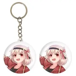 پیکسل خندالو مدل چیساتو انیمه لیکوریس ریکویل Lycoris Recoil کد 23084 به همراه جاکلیدی