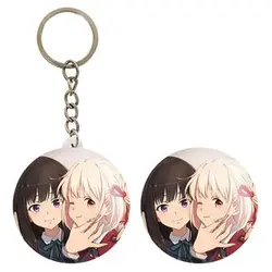 پیکسل خندالو مدل چیساتو و تاکینا انیمه لیکوریس ریکویل Lycoris Recoil کد 23045 به همراه جاکلیدی