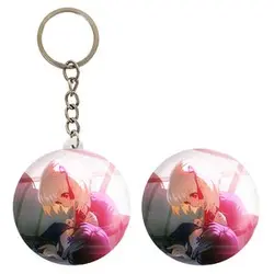 پیکسل خندالو مدل تاکینا و چیساتو انیمه لیکوریس ریکویل Lycoris Recoil کد 23059 به همراه جاکلیدی