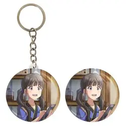 پیکسل خندالو مدل تاکینا انیمه لیکوریس ریکویل Lycoris Recoil کد 23075 به همراه جاکلیدی