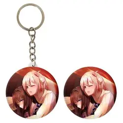 پیکسل خندالو مدل تاکینا و چیساتو انیمه لیکوریس ریکویل Lycoris Recoil کد 23073 به همراه جاکلیدی