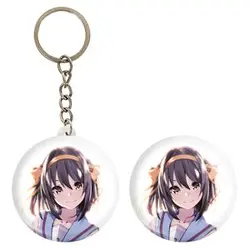 پیکسل خندالو مدل هاروهی انیمه ناپدید شدن هارومی سوزومیا The Disappearance of Haruhi Suzumiya کد 23151 به همراه جاکلیدی