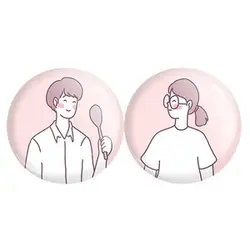 پیکسل خندالو مدل آشپزی دو نفره کد A102 مجموعه 2 عددی