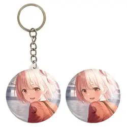 پیکسل خندالو مدل چیساتو انیمه لیکوریس ریکویل Lycoris Recoil کد 23104 به همراه جاکلیدی