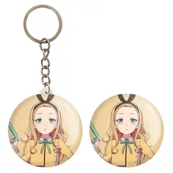 پیکسل خندالو مدل کورومی انیمه لیکوریس ریکویل Lycoris Recoil کد 23092 به همراه جاکلیدی