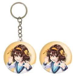 پیکسل خندالو مدل هاروهی انیمه ناپدید شدن هارومی سوزومیا The Disappearance of Haruhi Suzumiya کد 23128 به همراه جاکلیدی