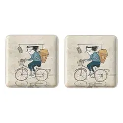 پیکسل خندالو مدل دوچرخه سواری کد 5425 به همراه مگنت