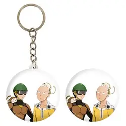 پیکسل خندالو مدل سایتاما و مرد دوچرخه ای انیمه مرد تک مشتی One Punch Man کد 11354 به همراه جاکلیدی