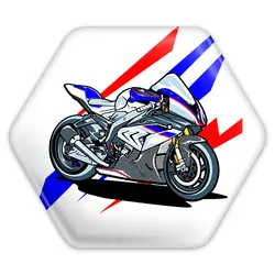 پیکسل خندالو طرح موتور سیکلت مدل شش ضلعی کد 10345