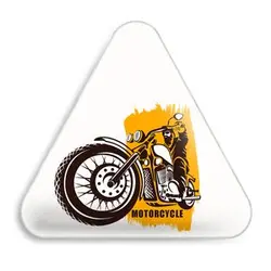 پیکسل خندالو طرح موتور سیکلت مدل مثلثی کد 10344