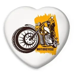 پیکسل خندالو طرح موتور سیکلت مدل قلبی کد 10344