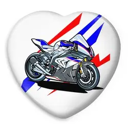 پیکسل خندالو طرح موتور سیکلت مدل قلبی کد 10345