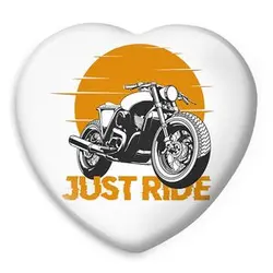 پیکسل خندالو طرح موتور سیکلت مدل قلبی کد 10348