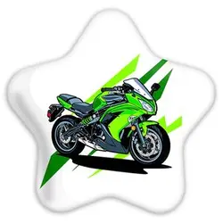 پیکسل خندالو طرح موتور سیکلت مدل ستاره ای کد 10337