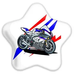 پیکسل خندالو طرح موتور سیکلت مدل ستاره ای کد 10345