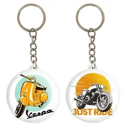 جاکلیدی خندالو مدل موتور سیکلت کد 1034110348 مجموعه 2 عددی