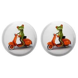 پیکسل طرح قورباغه موتور سوار مدل S1176 مجموعه 2 عددی
