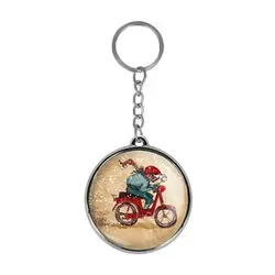 جاکلیدی خندالو طرح موتور سواری مدل دوطرفه کد 54225425