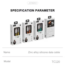 کابل شارژ سوپر فست تایپ سی جووی مدل JOWAY TC120 120W