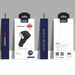 شارژر فندکی نیتو همراه با کابل میکرو مدل NITU NT-CC819