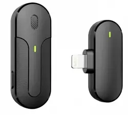 میکروفون یقه ای بی سیم با درگاه لایتنینگ آیفون گرین Green Mini Wireless Microphone