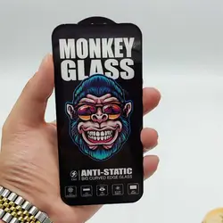 محافظ صفحه نمایش گوشی آیفون 13 پرو مکس مدل Monkey Anti Static
