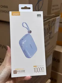 پاور بانک 10000میلی آمپر جووی مدل JOWAY JP509 DIGITAL DISPLAY SCREEN همراه با گارانتی معتبر
