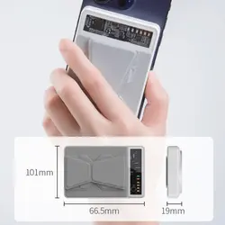 پاور بانک مگسیف 10000 میلی آمپر جووی مدل JOWAY JP510 MAGNETIC POWER BANK همراه با گارانتی معتبر