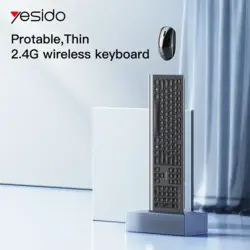 پک ماوس و کیبورد وایرلس یسیدو مدل YESIDO KB13 WIRELESS COMBINATION