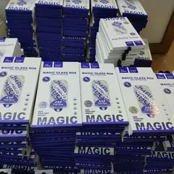 گلس گوشی اپل iPhone 15 Pro Max آمباس مدل UMBOS Magic Glass Box به همراه کیت نصب