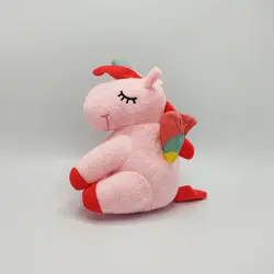 عروسک اسب تک شاخ صورتی