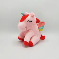 عروسک اسب تک شاخ صورتی