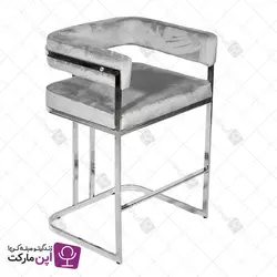 صندلی اپن فلزی سلنا کروم | فروشگاه تخصصی میز و صندلی اپن مارکت