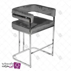 صندلی اپن فلزی سلنا کروم | فروشگاه تخصصی میز و صندلی اپن مارکت