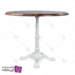 میز ناهارخوری آرتین پایه چدن | فروشگاه تخصصی میز و صندلی اپن مارکت