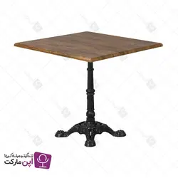 میز ناهارخوری آرتین پایه چدن | فروشگاه تخصصی میز و صندلی اپن مارکت