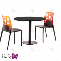 میز ناهارخوری سوین پایه گرد | فروشگاه تخصصی میز و صندلی اپن مارکت