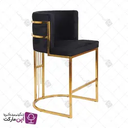 صندلی اپن فلزی نادیا طلایی | فروشگاه تخصصی میز و صندلی اپن مارکت