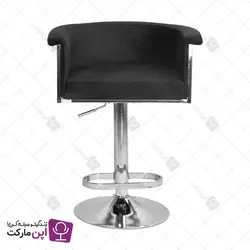 صندلی اپن جکدار سوفیا پشت سنگی کروم | فروشگاه تخصصی میز و صندلی اپن مارکت