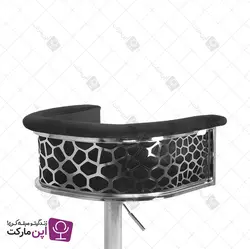صندلی اپن جکدار سوفیا پشت سنگی کروم | فروشگاه تخصصی میز و صندلی اپن مارکت