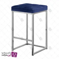 صندلی اپن فلزی لیدن بدون پشتی کروم | فروشگاه تخصصی میز و صندلی اپن مارکت