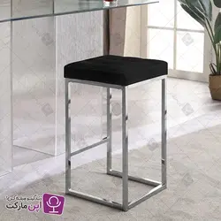 صندلی اپن فلزی لیدن بدون پشتی کروم | فروشگاه تخصصی میز و صندلی اپن مارکت