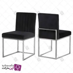 صندلی ناهارخوری آسنا کروم | فروشگاه تخصصی میز و صندلی اپن مارکت